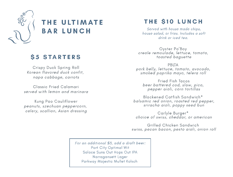 Try Whiskey & Oyster's new Ultimate Bar Lunch
