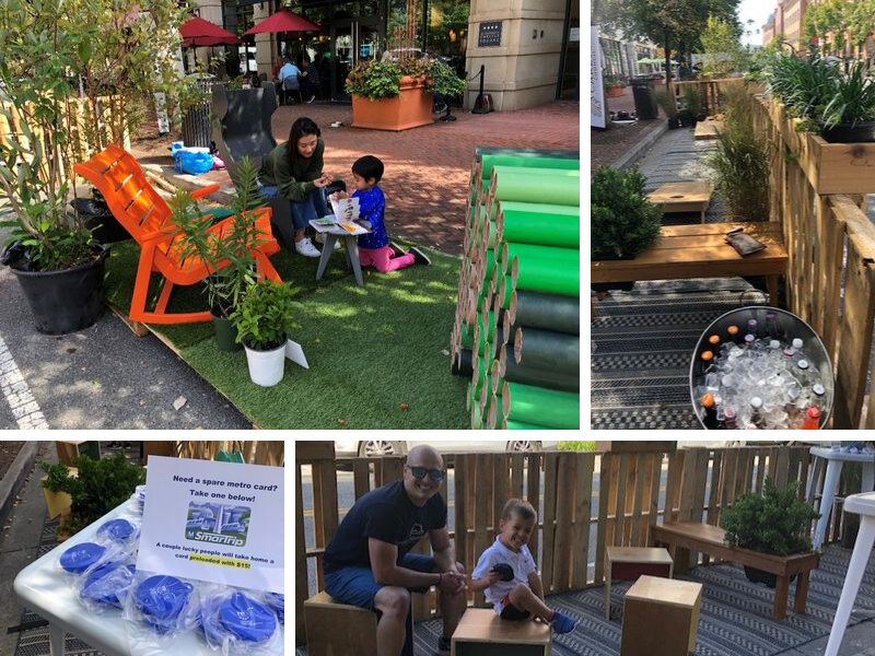 2019 PARK(ing) Day Carlyle 'Parklets'