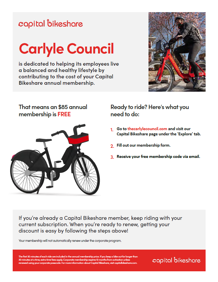Free Capital Bikeshare Membership