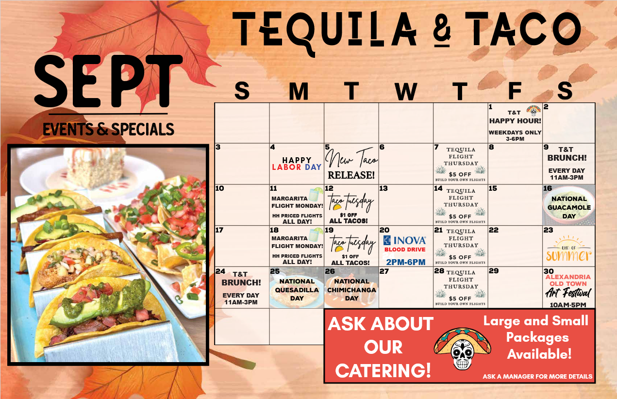 September Food Specials in Carlyle