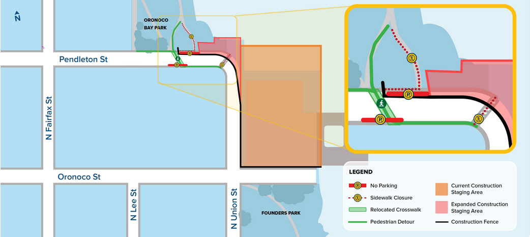 Rive Renew Pendleton Street Construction