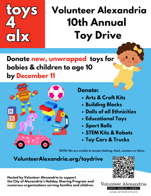 Volunteer Alexandria 10th Annual Toy Drive