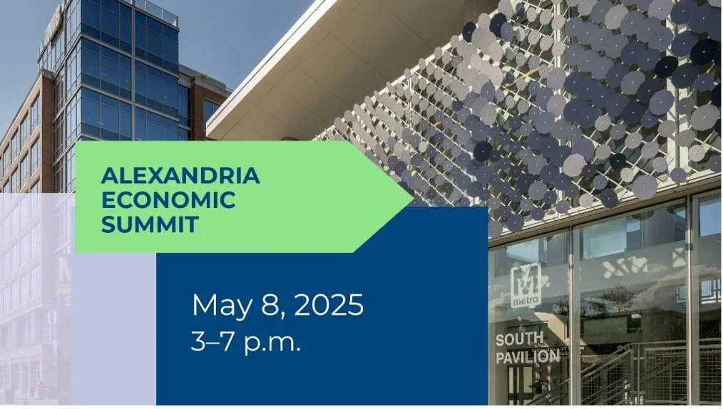      

 
   Mark your calendars for the   Alexandria Economic Summit   on  May 8 from 3-7PM. Registration is now open! Join the City of Alexandria and Alexandria Economic Development Partnership (AEDP) for an important community conversation about Al