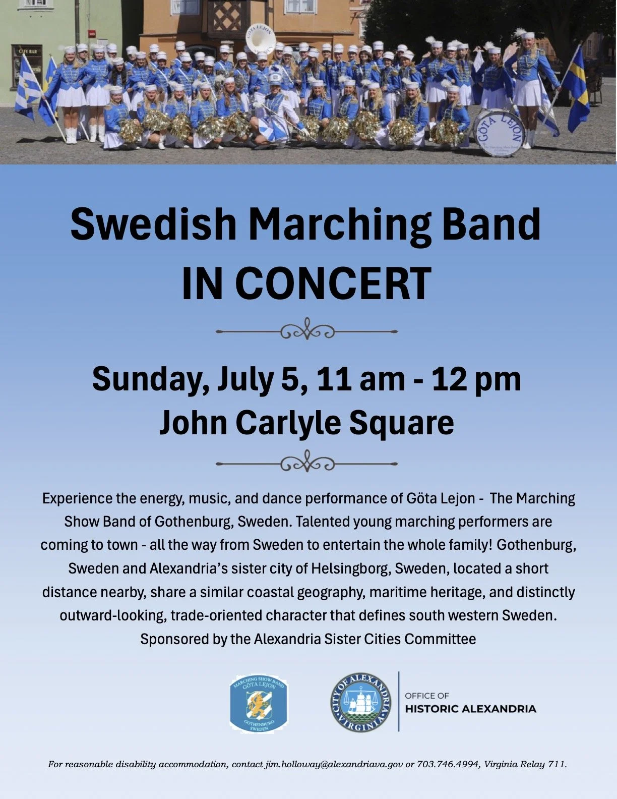 Swedish Marching Band in Concert
