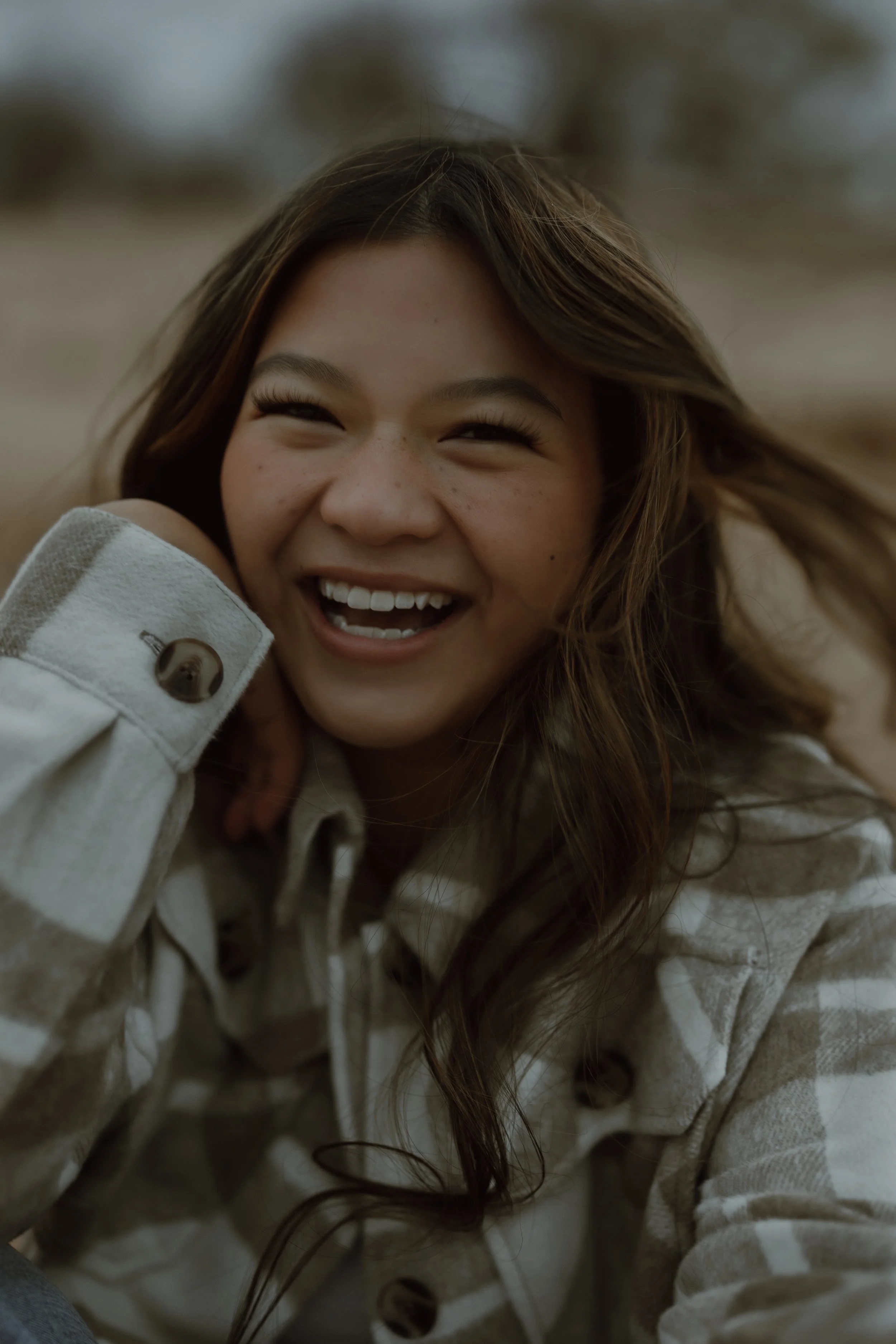 Cloudy + Moody Senior Session with Bella