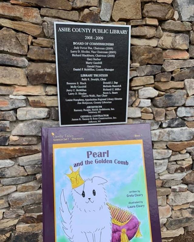 So happy Pearl&rsquo;s book is in the Ashe County library in North Carolina!! 📚