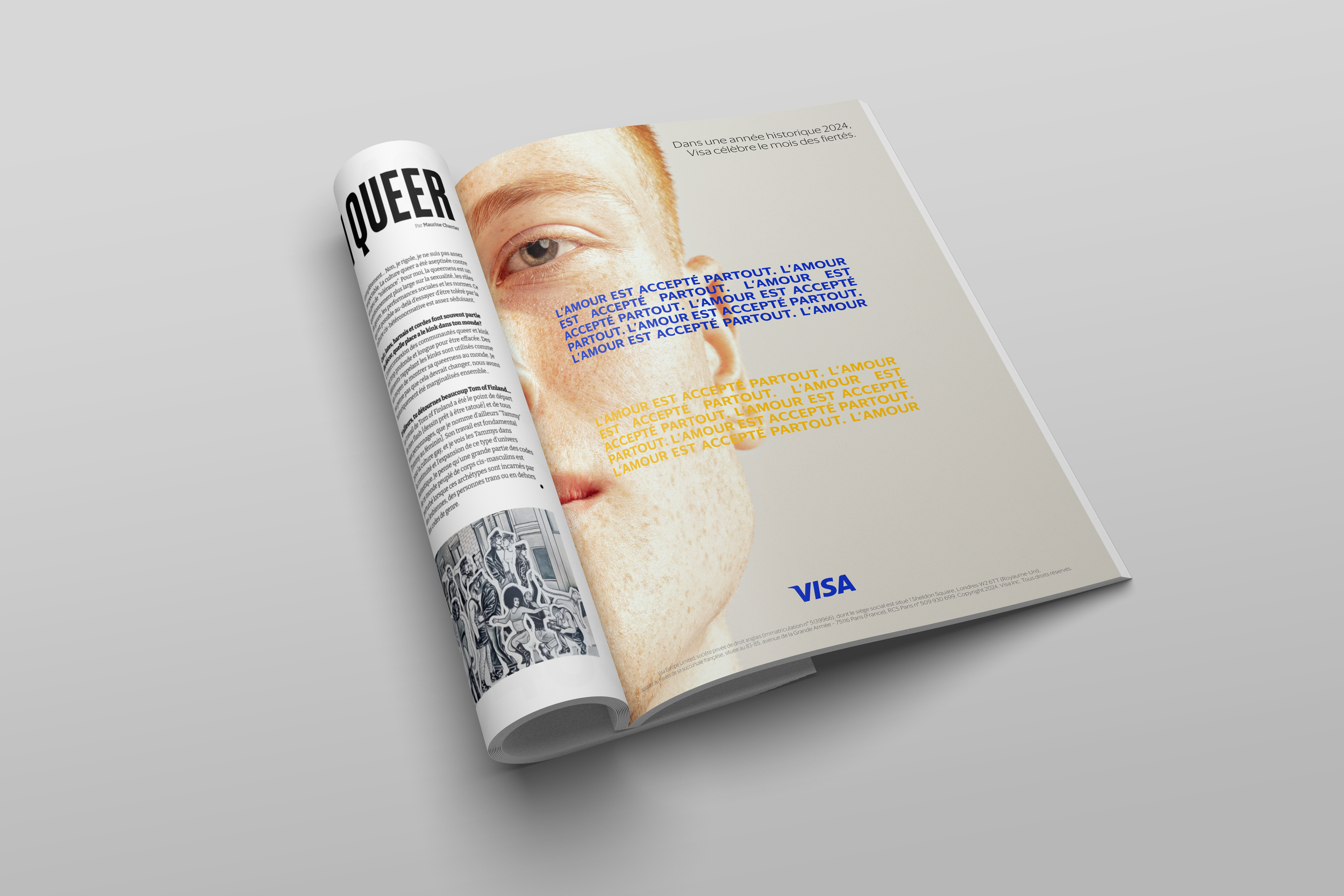 TETU June 2024 Visa Pride Advertisement