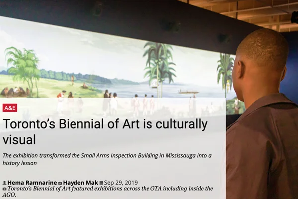 Toronto’s Biennial of Art is culturally visual