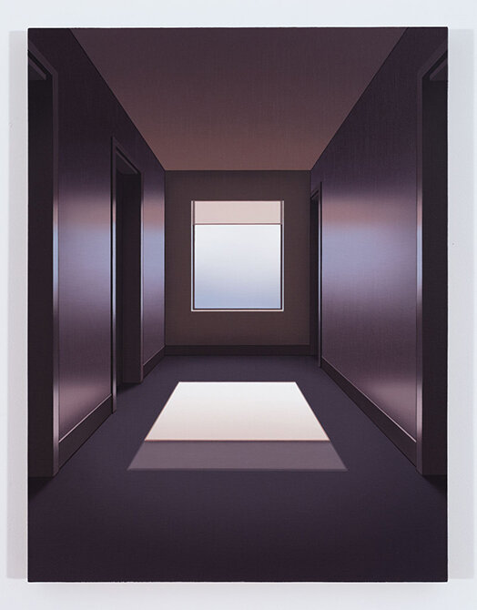  Pierre Dorion,  Joliette , 2020, Huile sur toile de lin, 33” x 25” x 1 3/4” 