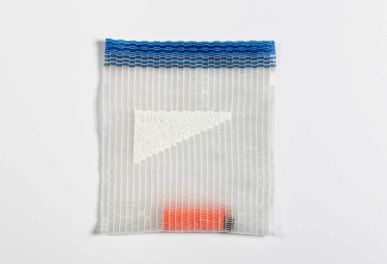 Nico Williams Stash Bag, 2021, Glass beads, Bugle beads, Plastic lighter, thread. 8 1/4 x 7 1/2 in. (Copy)