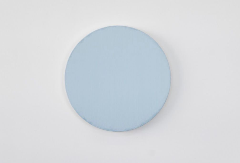   Matthew Feyld  -  Untitled , 2020   Acrylique, pigments et pâte à texturer sur toile montée sur panneau / Acrylic, pigment and modeling paste on canvas over panel 16 x 16 in.  