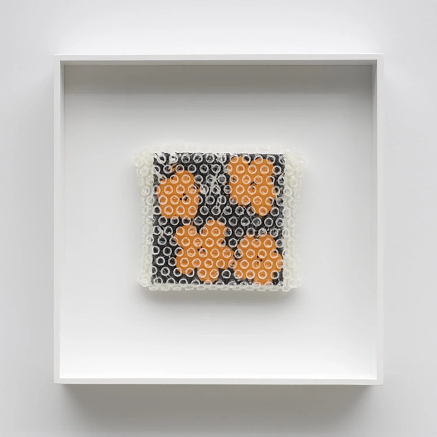 Tammi Campbell , Flowers with Bubble Wrap , 2024, 12 1/2 x 12 1/2 x 2 1/2 in.
