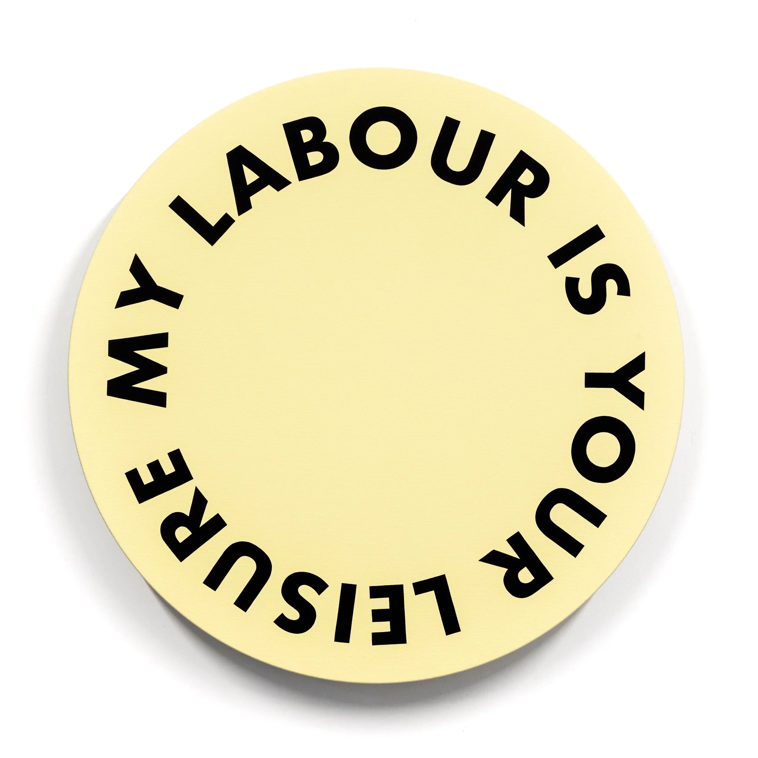 Sean Weisgerber, MY LABOUR IS YOUR LEISURE , 2025, Acrylique sur toile / Acrylic on canvas, 35 x 28 in