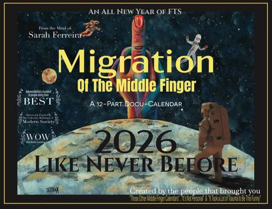 Premiering THIS Saturday, November 22nd!  A 12 part Docu-Calendar of wild middle fingers in all new habitats.  History, Frustration &amp; Art will colide.  Exclusively available for purchase @kultureklashchs before available online 11/27. Limited Sup