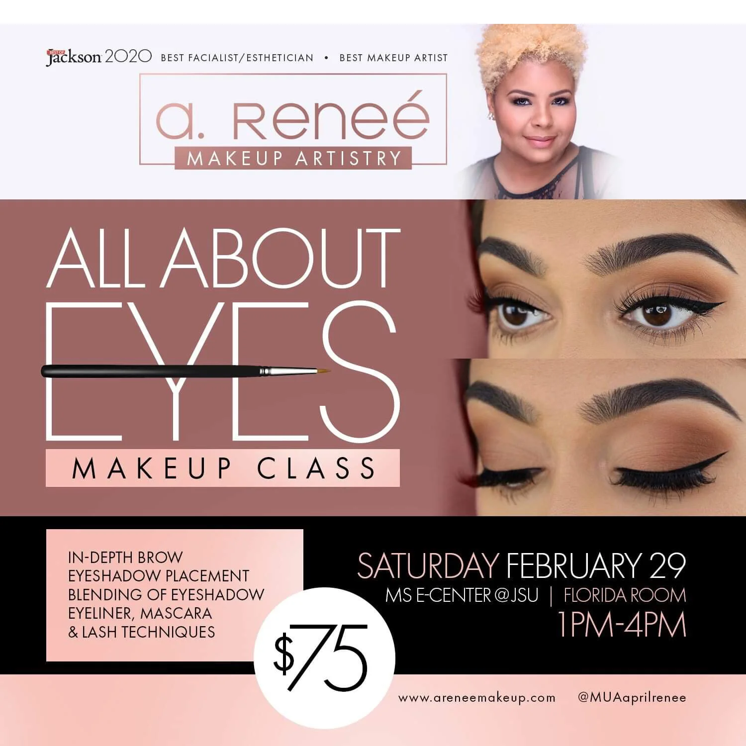 All About Eyes Makeup Class