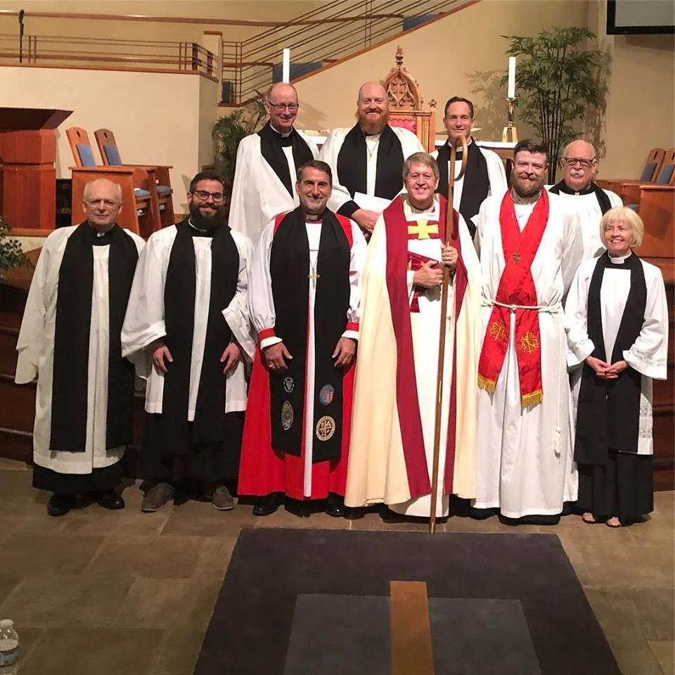 The Clergy of the Rocky Mountain Deanery with Bishop Keith Andrews and Archbishop Foley Beach