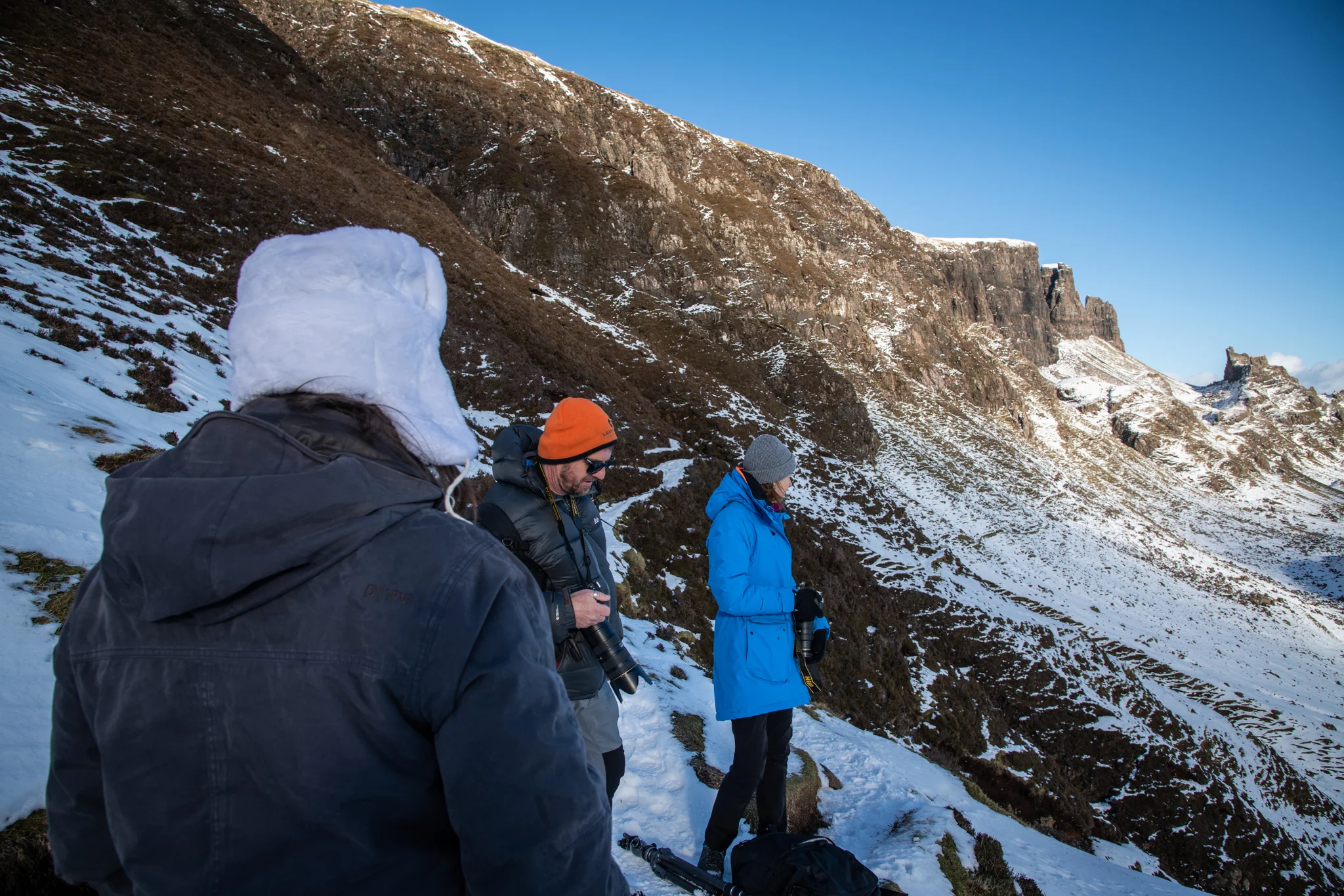 Landscape photographers at work