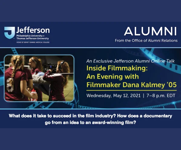 "Inside Filmmaking" virtual talk scheduled for May 12, 2021 