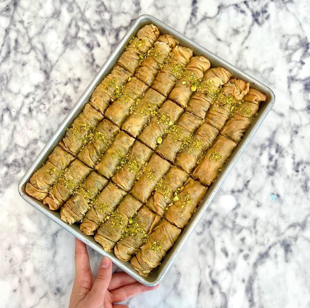 Maydan Holiday Market (12/4) Maker Spotlight: @thesharbatcafe 

We&rsquo;ll take any excuse (literally any) to get our hands on the light, airy Azerbaijani pastries from @thesharbatcafe. Our friends at Sharbat came to our Meet at Maydan market this s