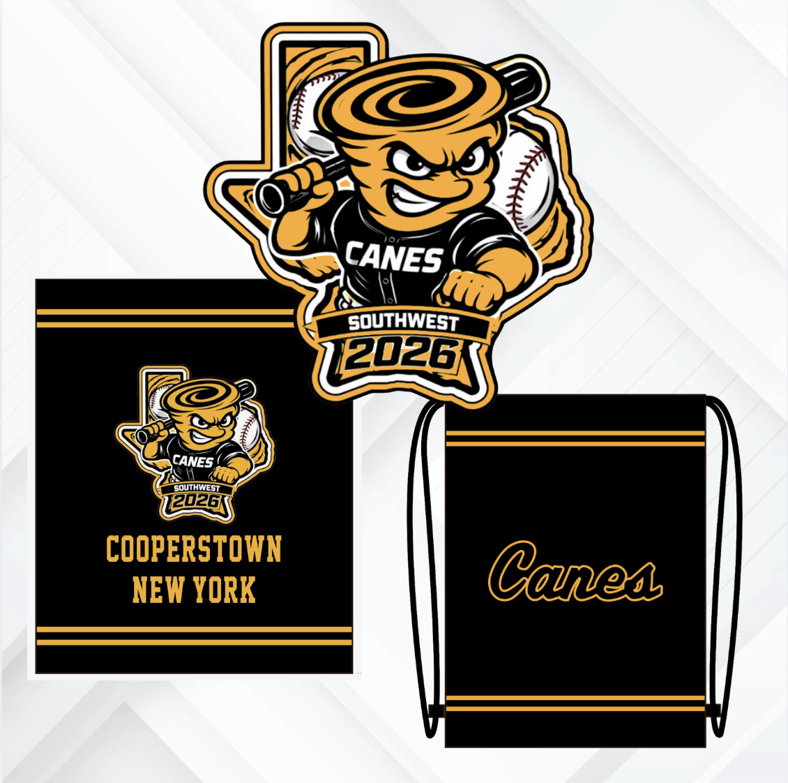 Canes SW Cooperstown Pin Swag Bags