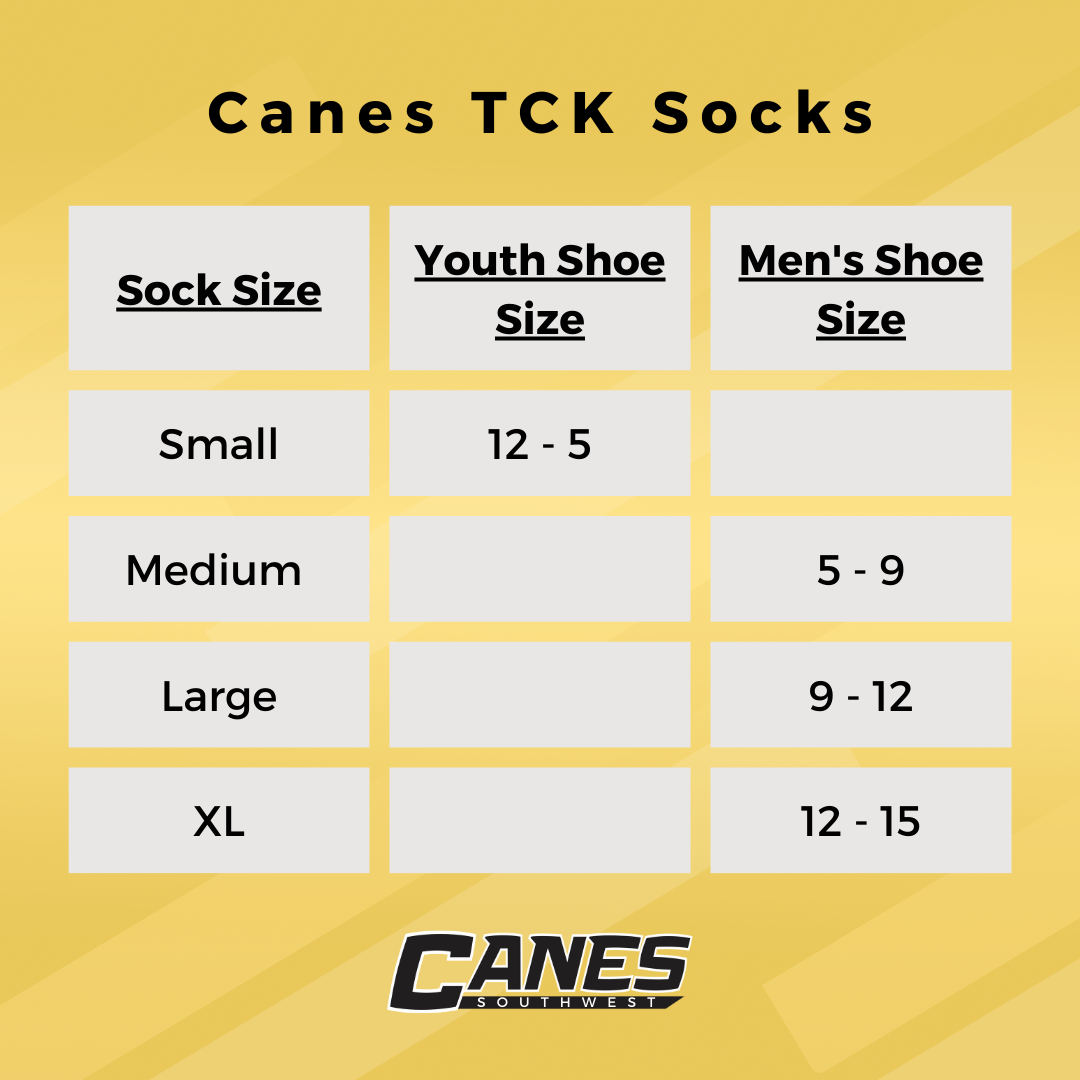 TCK Custom Extra Long Baseball Sock — Canes Southwest