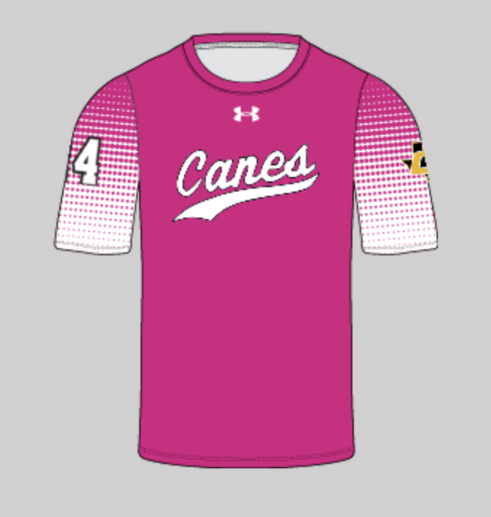 UA Canes Pink Jersey — Canes Southwest