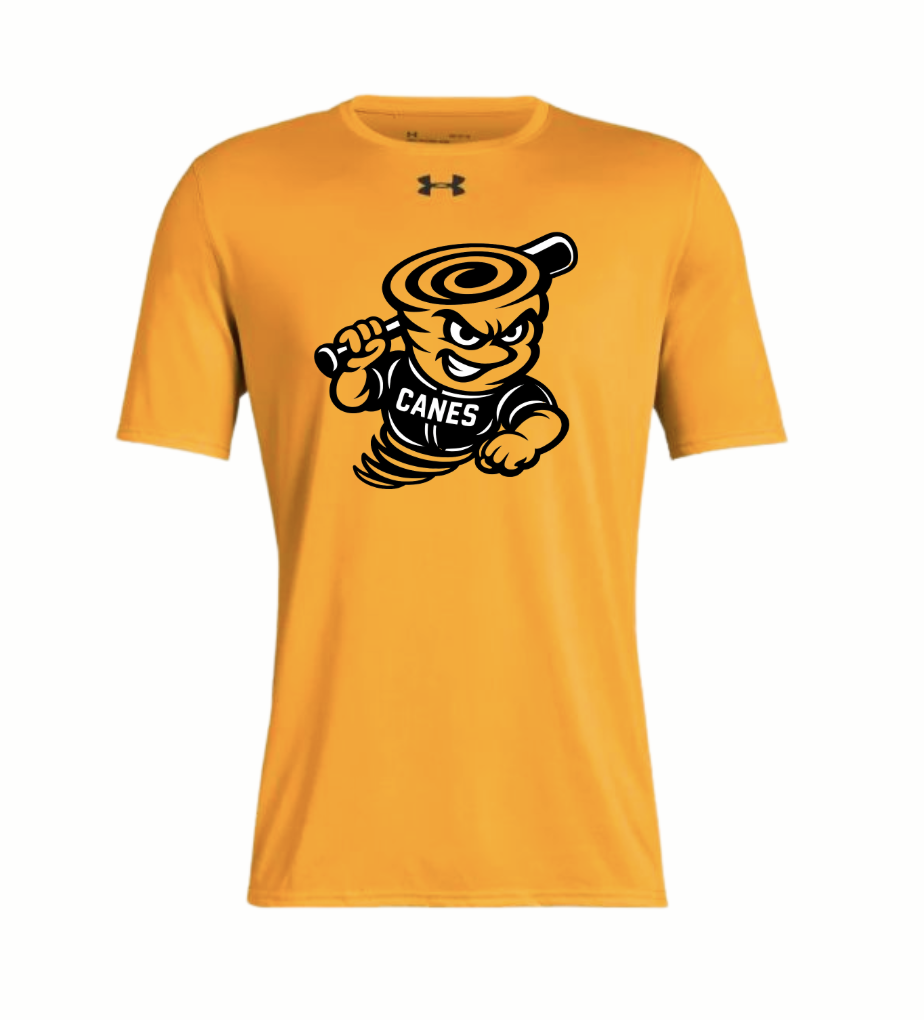UA Canes Harry Cane Gold Tech Tee
