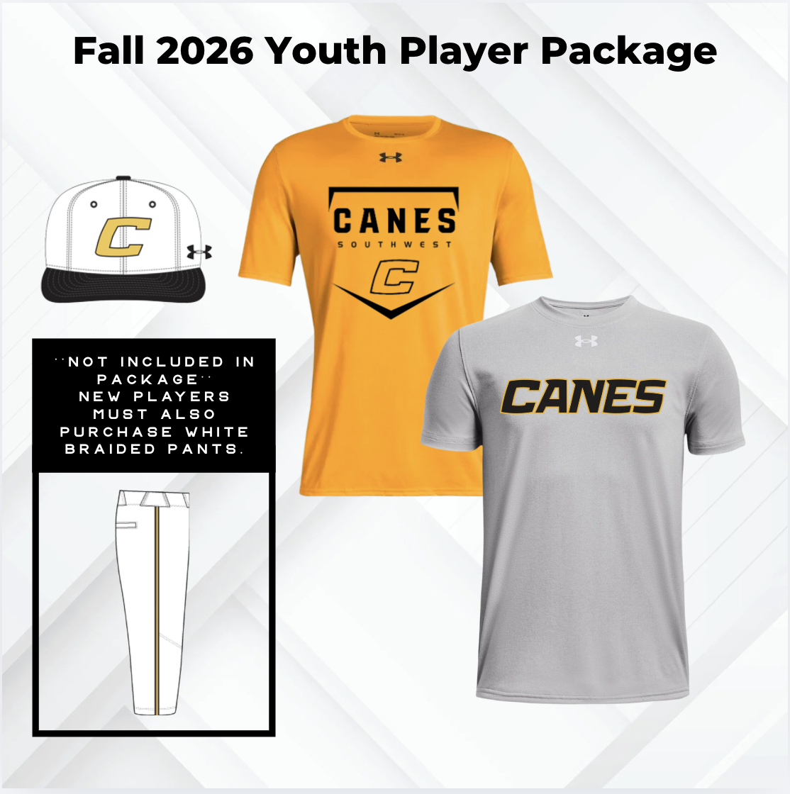 F26 UA Waco Youth Player Package
