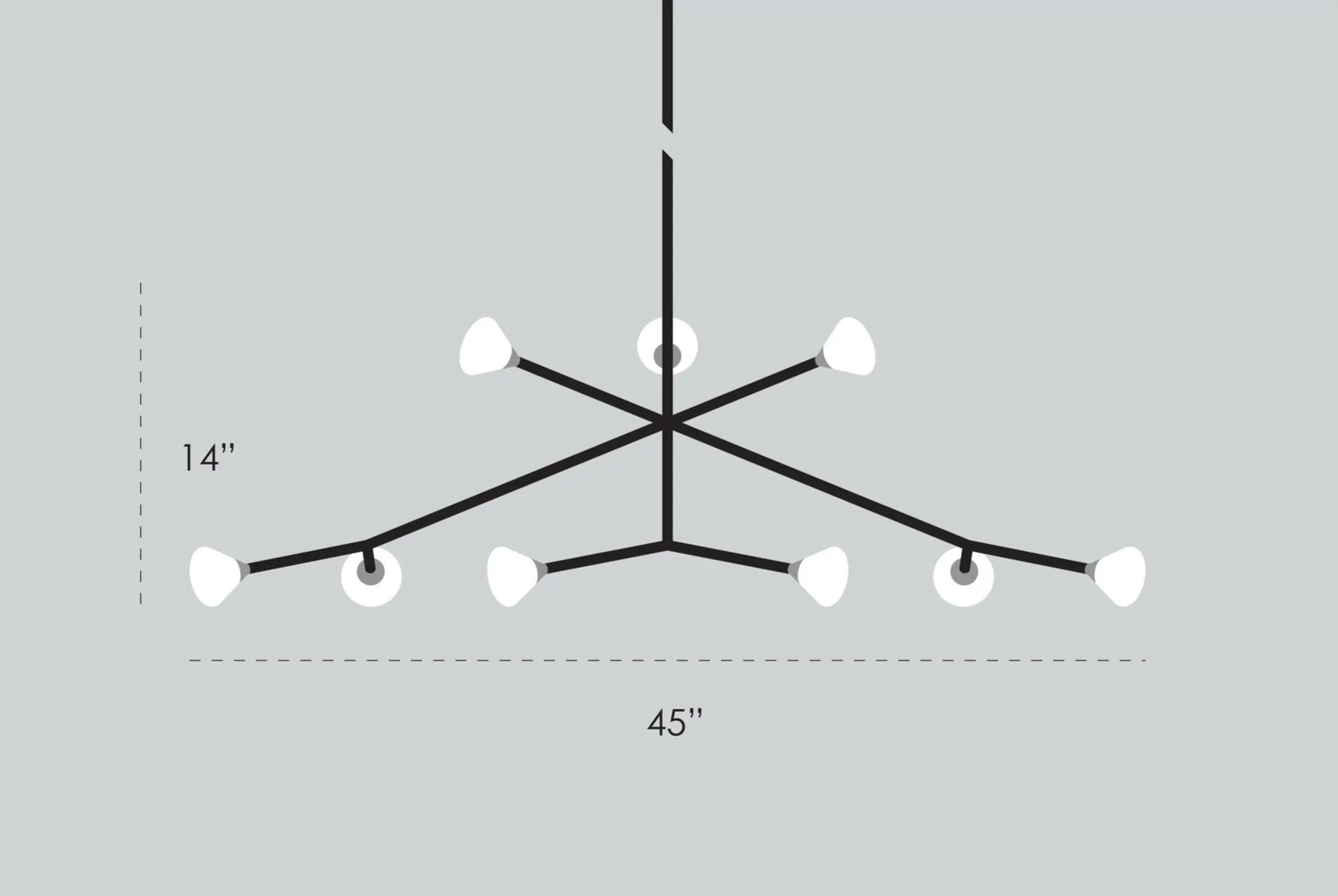 Super Nova Chandelier Dimensions