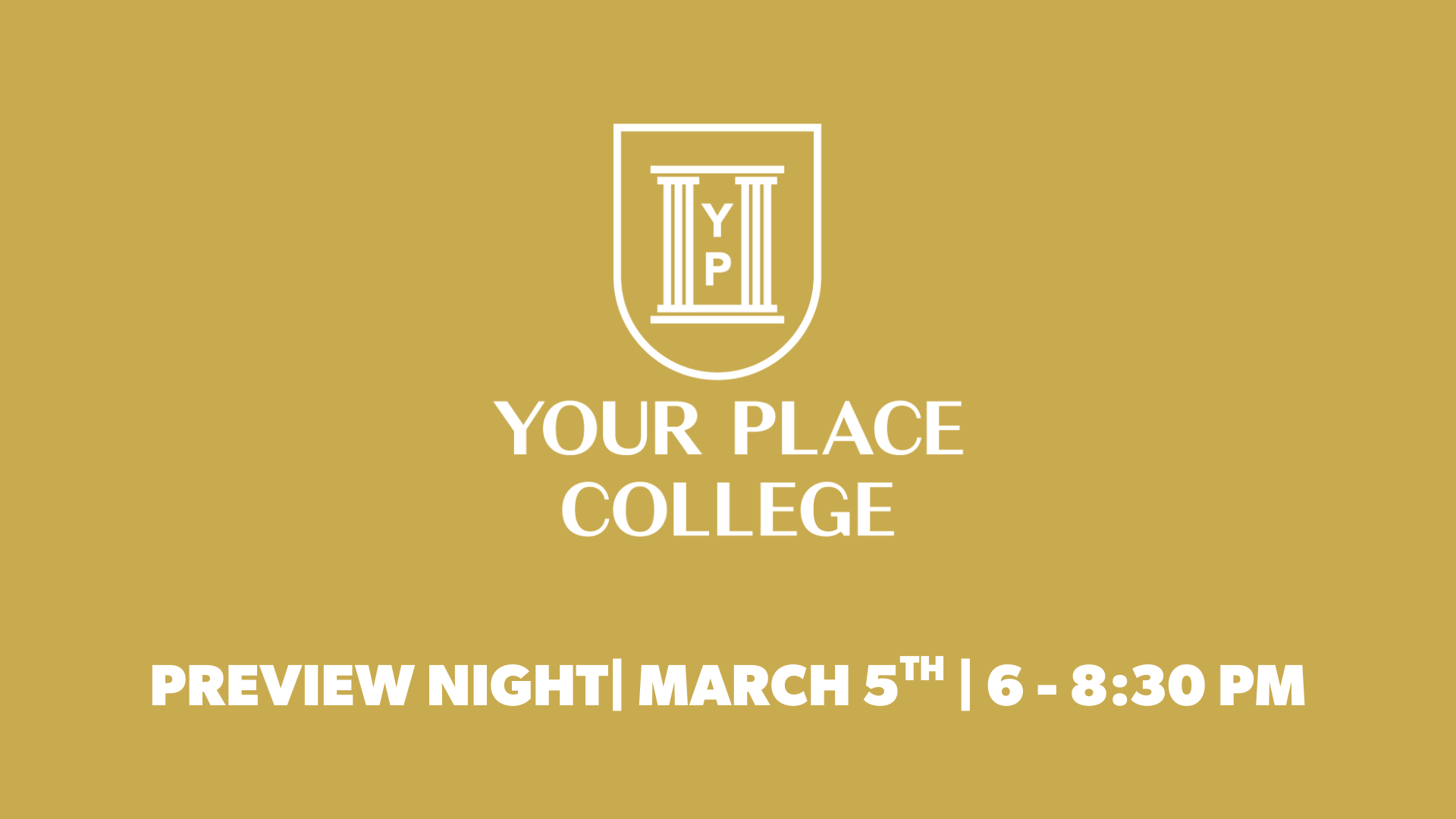 Your Place College Preview Night