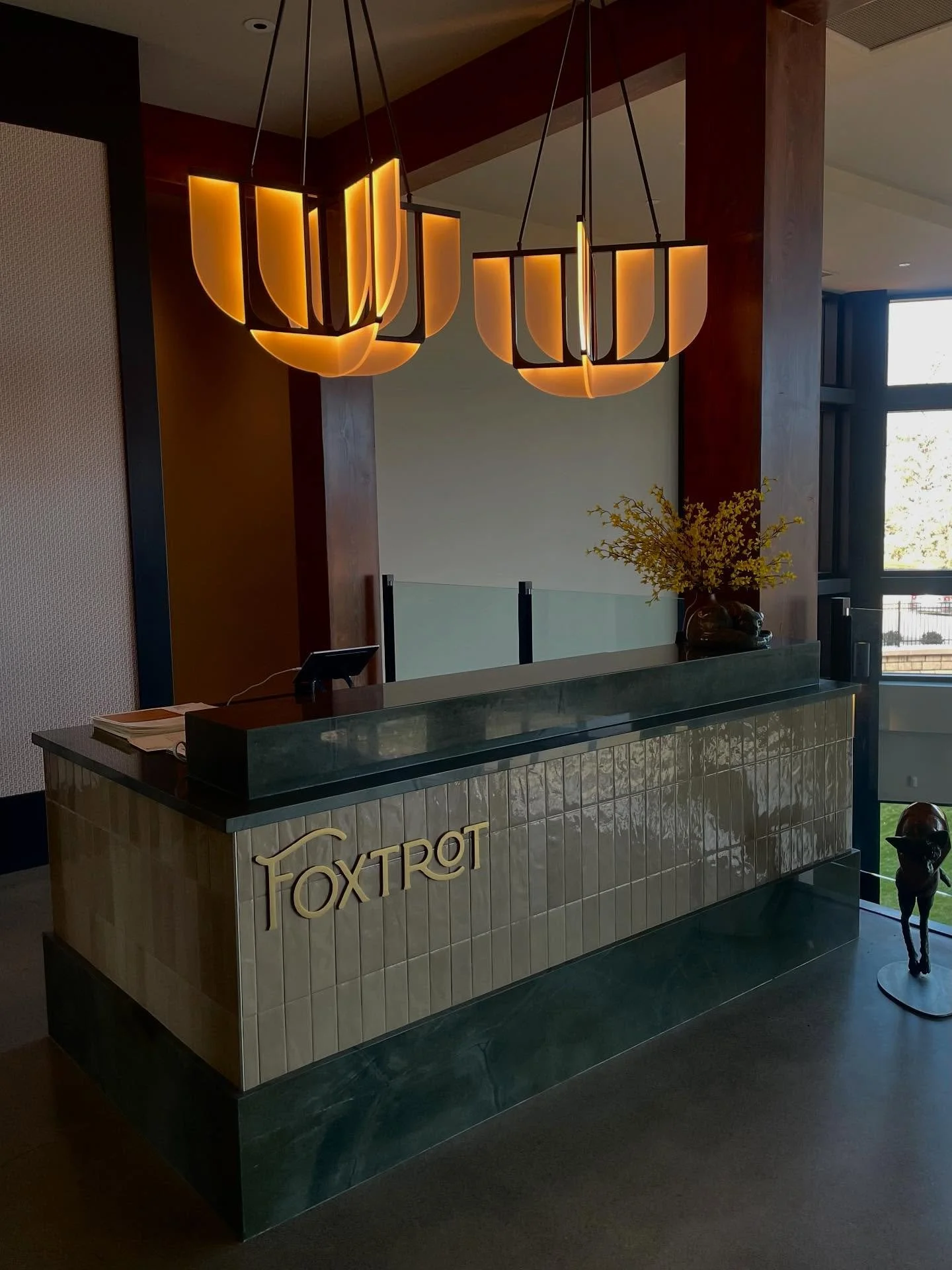 The Foxtrot Restaurant building at Spruce Meadows.  By David Baker Design with Smiddy Stegman Interiors