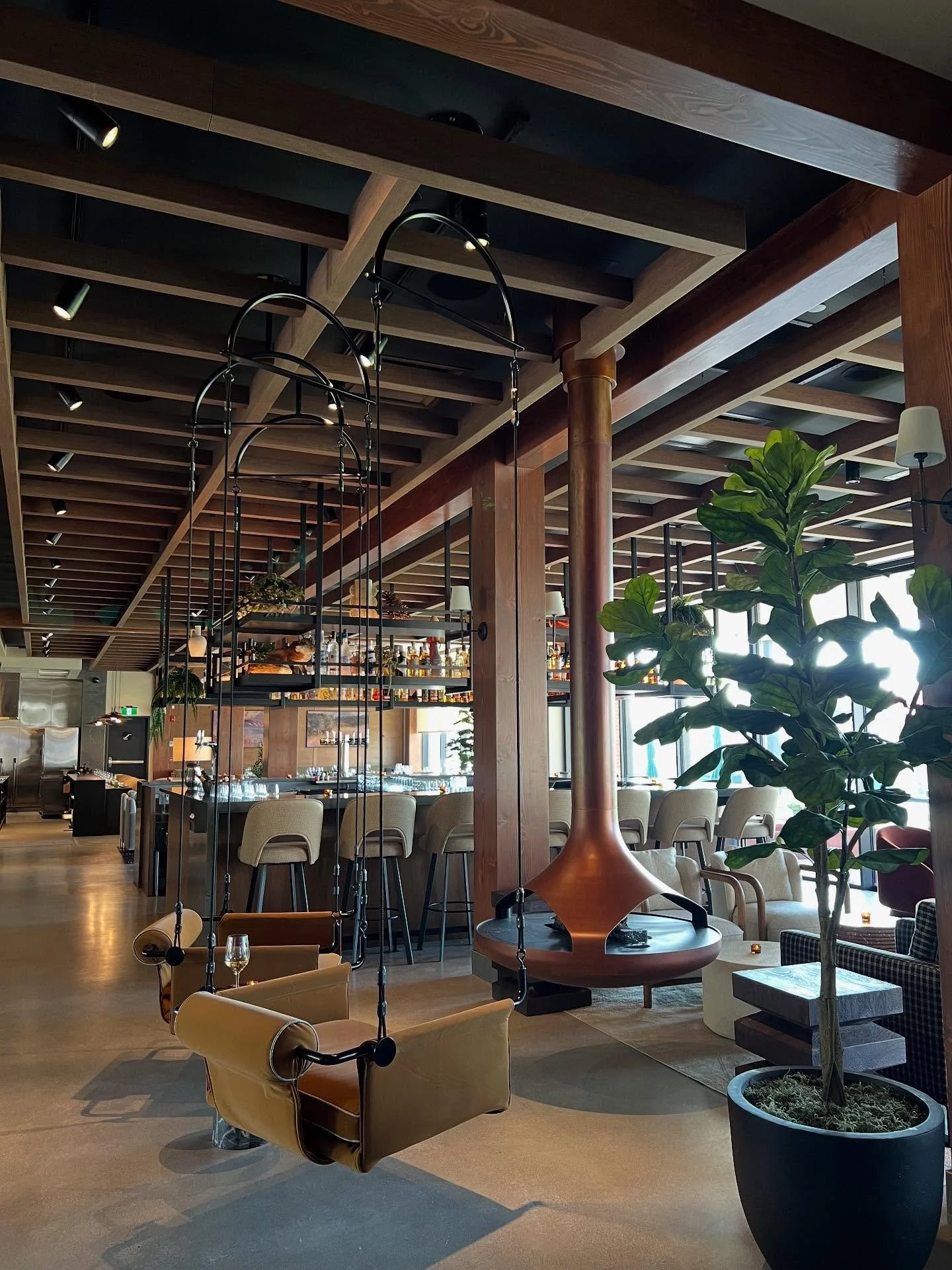 The Foxtrot Restaurant at Spruce Meadows. By David Baker Design with Smiddy Stegman Interiors. A great pleasure working with so many talented professionals including all the trades who brought this vision together.