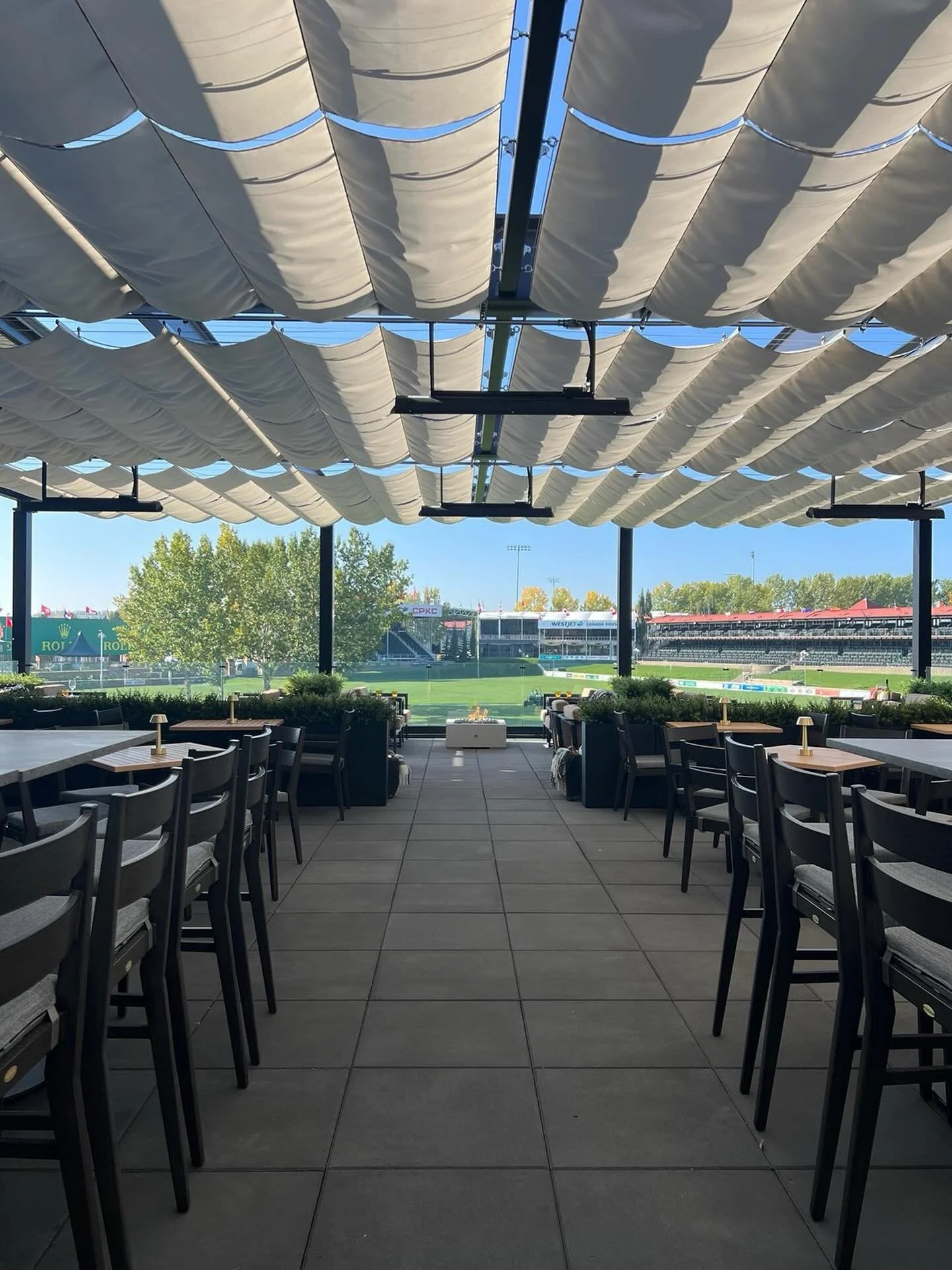 The Foxtrot Restaurant rooftop patio open this season. Looking forward to the food, the experience and the fun. Design by DBD.