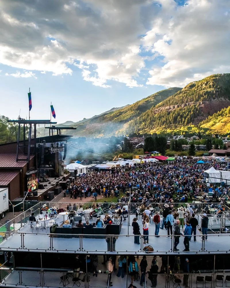 A scenic picture of the double-decker viewing platform and relaxed seating in the VIP Area.
