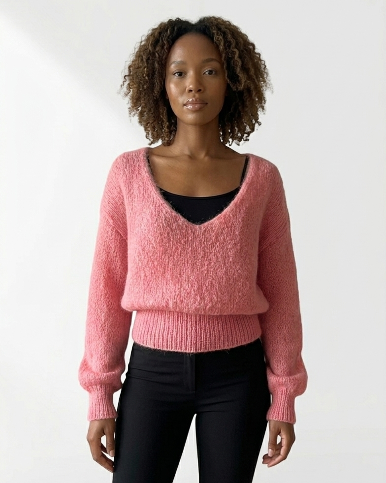 Velia Kid Mohair Sweater