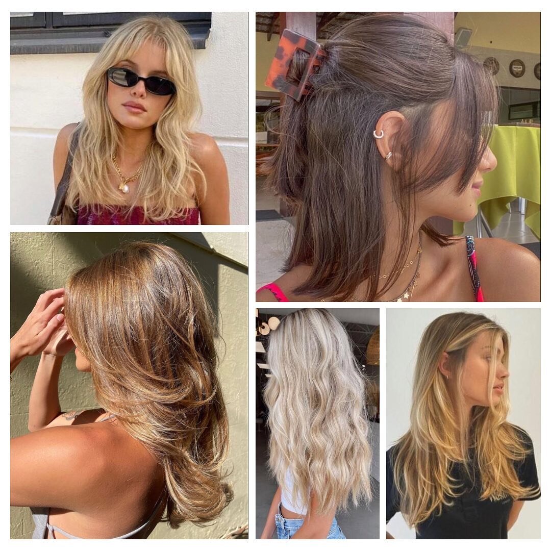 Summer is officially here! 

Trending this summer&hellip;
&bull; Lots of layers 
&bull; Shoulder length
&bull; Warm blonde 
&bull; Side layered bangs

Book a hair appointment with us today for all of your summer hair needs!