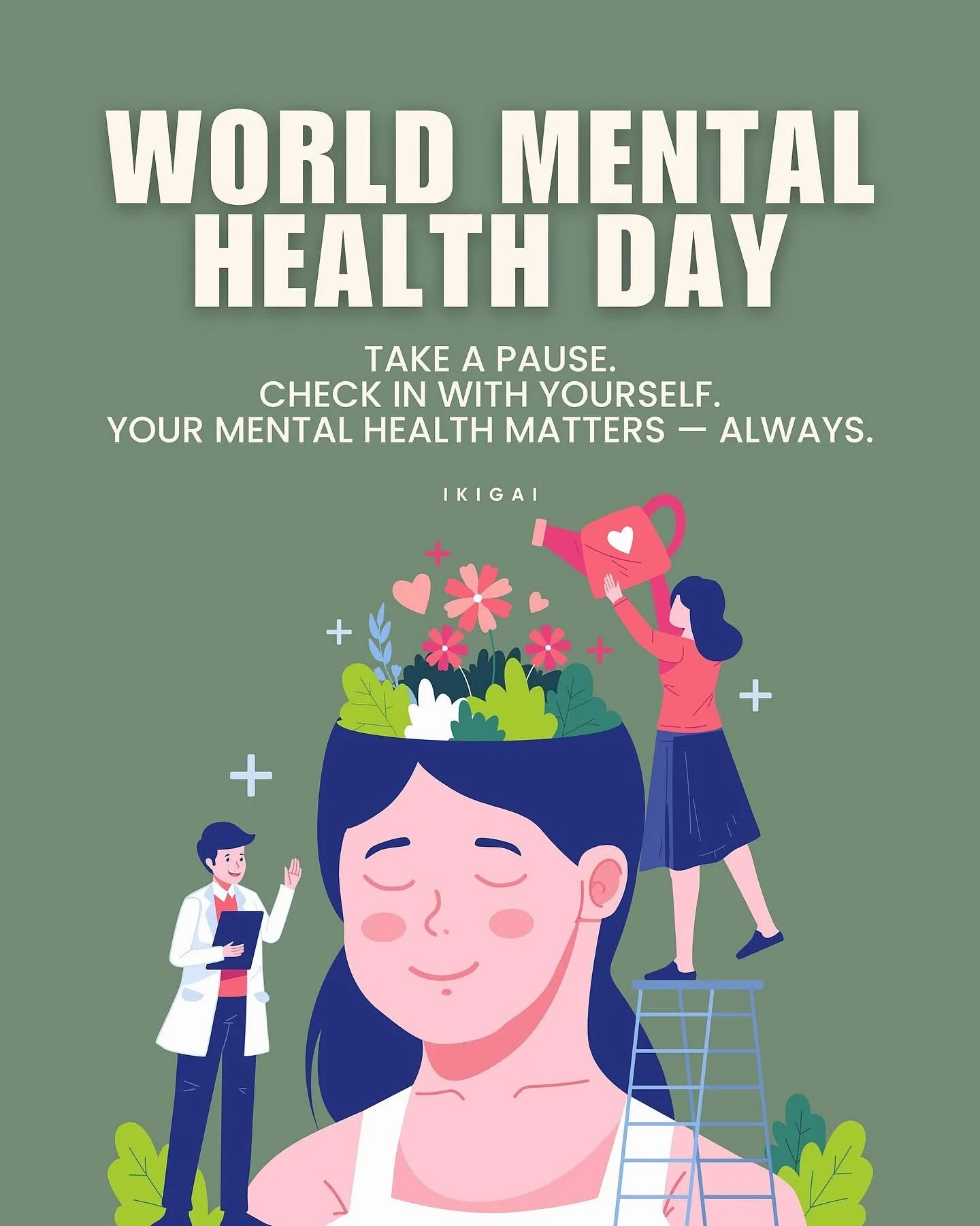 Today is World Mental Health Day 💭

A gentle reminder that our mental wellbeing is just as important as our physical health.
Take a moment to pause, breathe, and check in with yourself and those around you.
Small acts of kindness, rest, and self-car