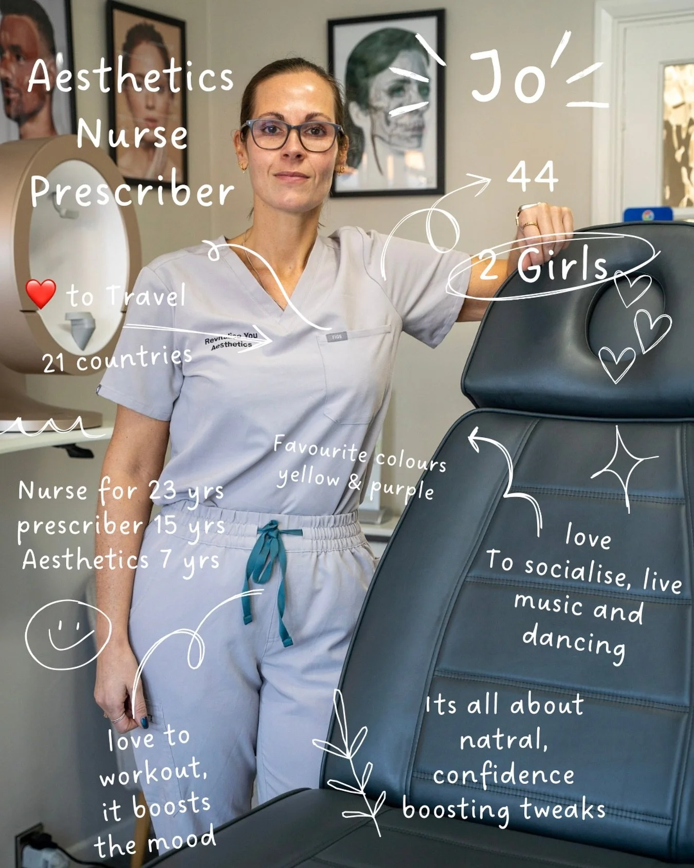 ✨ Fun facts about me &amp; my kind of aesthetics ✨

Because aesthetics isn&rsquo;t just about needles&hellip; it&rsquo;s about values 👀💉

💛 I&rsquo;m a Nurse Prescriber &ndash; safety, anatomy and ethics always come first
💛 I specialise in natura