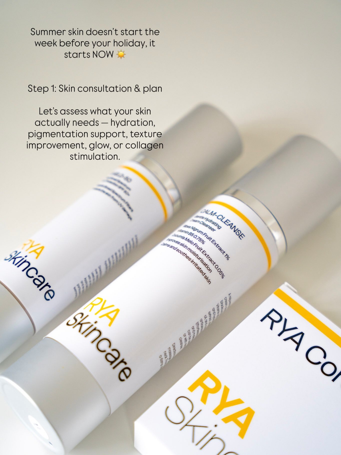 Your future summer skin is created by what you do now not the night before your holiday. 

Start early, stay consistent, and let your skin build results gradually. ☀️

Book in for a skin consultation and we can discuss options 

#skin #skincare #skin