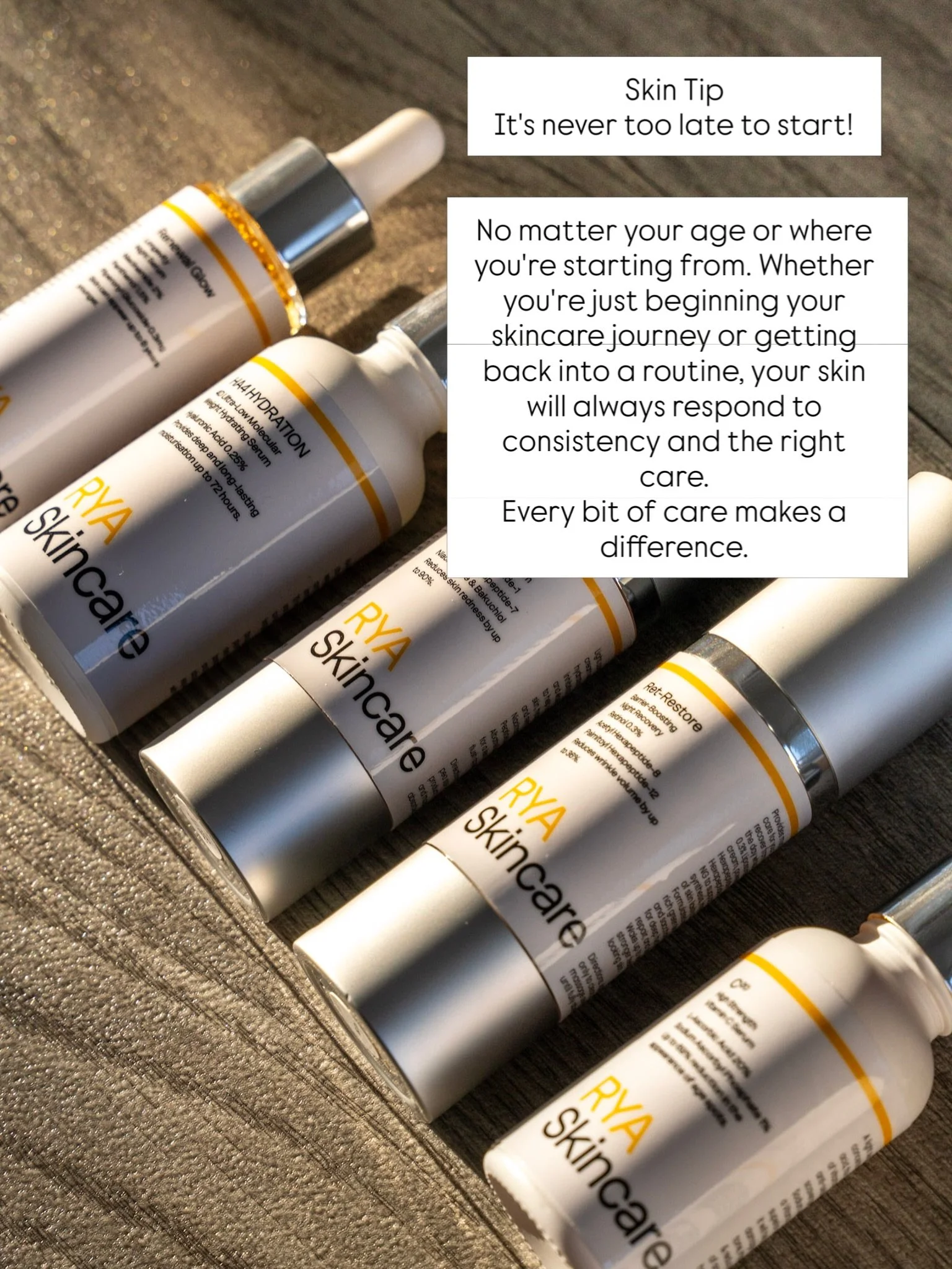 Skin is a long game!
Not a quick fix, Not overnight

The treatments you choose and the skincare you commit to today will shape how your skin looks and feels in years to come

Start early, stay consistent, and invest wisely.

Ready to build your plan?