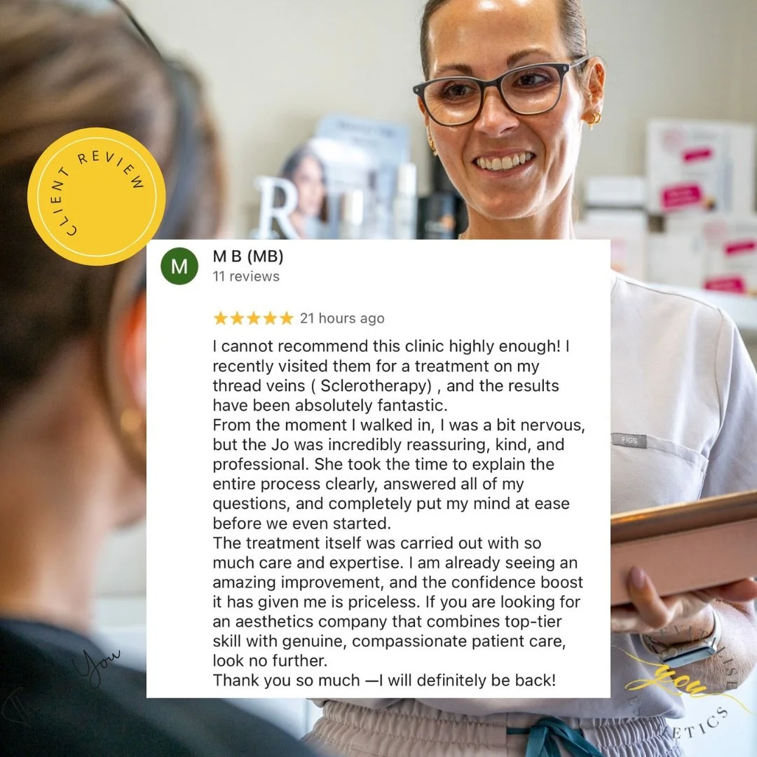 ⭐️⭐️⭐️⭐️⭐️

Reviews like this mean so much to a small business.

Helping patients feel confident and comfortable throughout their treatment journey is just as important to me as achieving great results. From your first consultation to your aftercare,