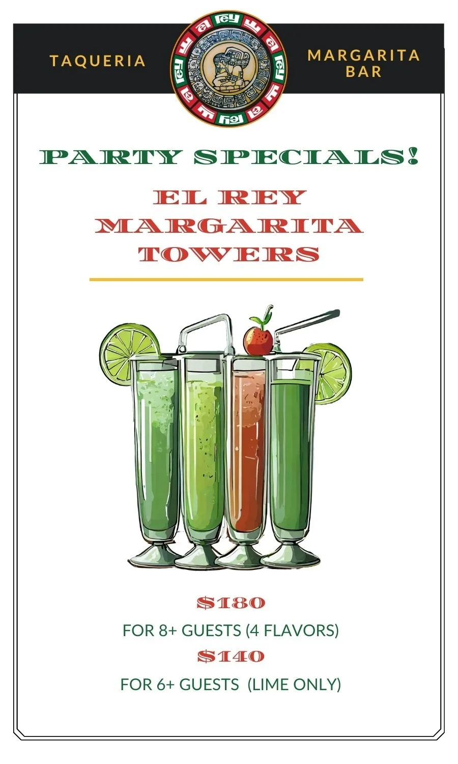 Menu — El Rey VA