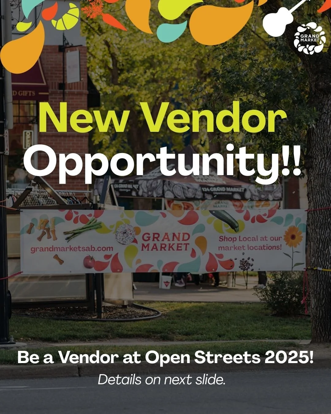 🌟 Vendor callout! 🌟

Be part of the comeback! 

Open Streets 2025 is happening Saturday, June 7 from 11&ndash;3 in Downtown Edmonton! 🚶&zwj;♀️🚴&zwj;♂️

We&rsquo;re turning 96 Street into a paved park filled with walking, biking, food, music, and 