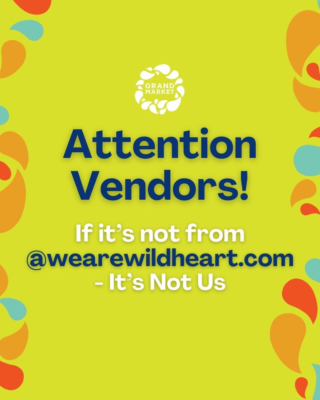 🚨 Important Notice from The Grand Markets Team 🚨

We&rsquo;ve been notified that someone is impersonating our team and reaching out to vendors and audiences under false identities in attempt to collect registration payment information for our marke