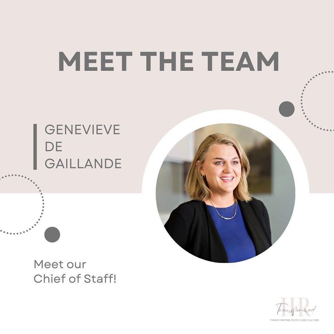 🎉 Meet Genevieve, our Chief of Staff, the glue that keeps our team at HR Transformed together! ❤️ With over 15 years of experience in education management and a specialization in operations, Genevieve is a policy and compliance expert. She has prese