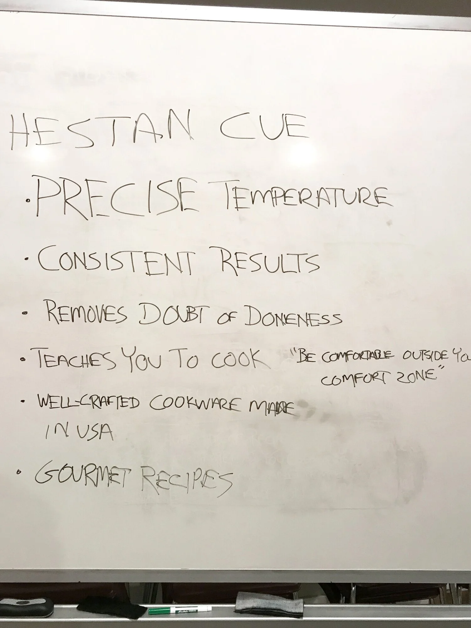 I typically start with gaining an understanding of the key benefits and working towards core messaging. Here I was jotting down benefits while on a stakeholder interview call.