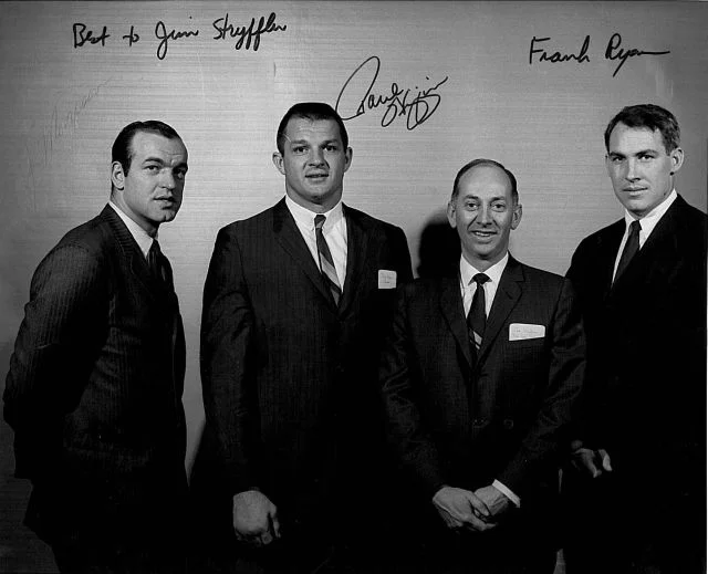 Left to Right: Joe Morrison, Paul Wiggin, Jim Stryffeler (Red Seal) and Frank Ryan