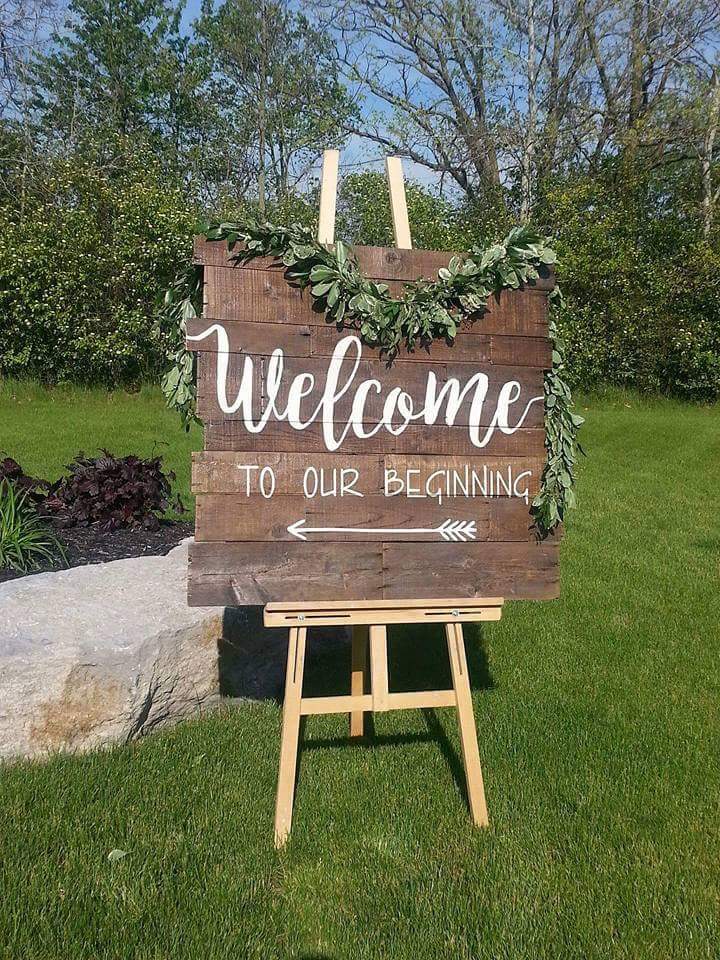 #4  Welcome to our Beginning Sign