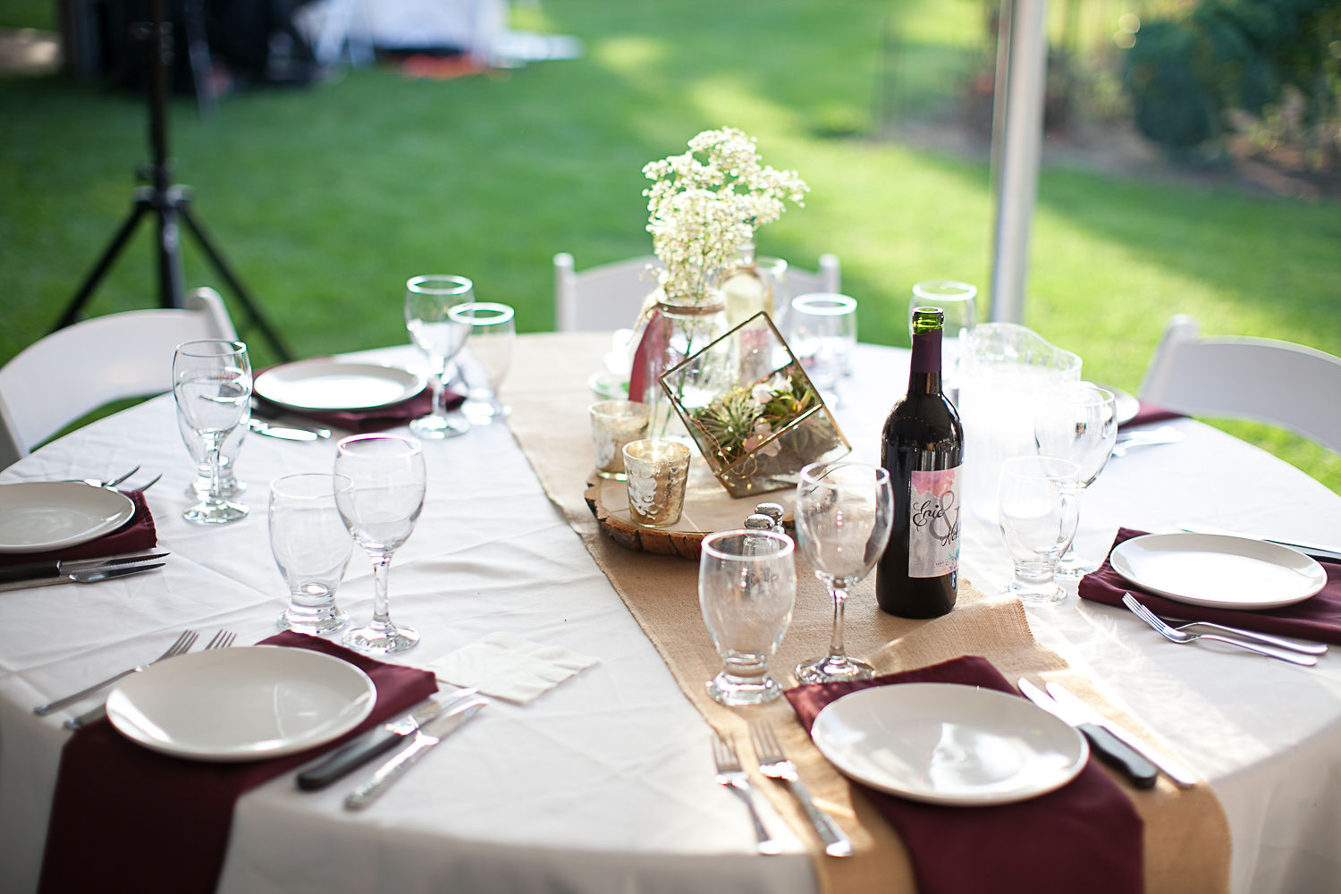 #41  Burlap Table Runners