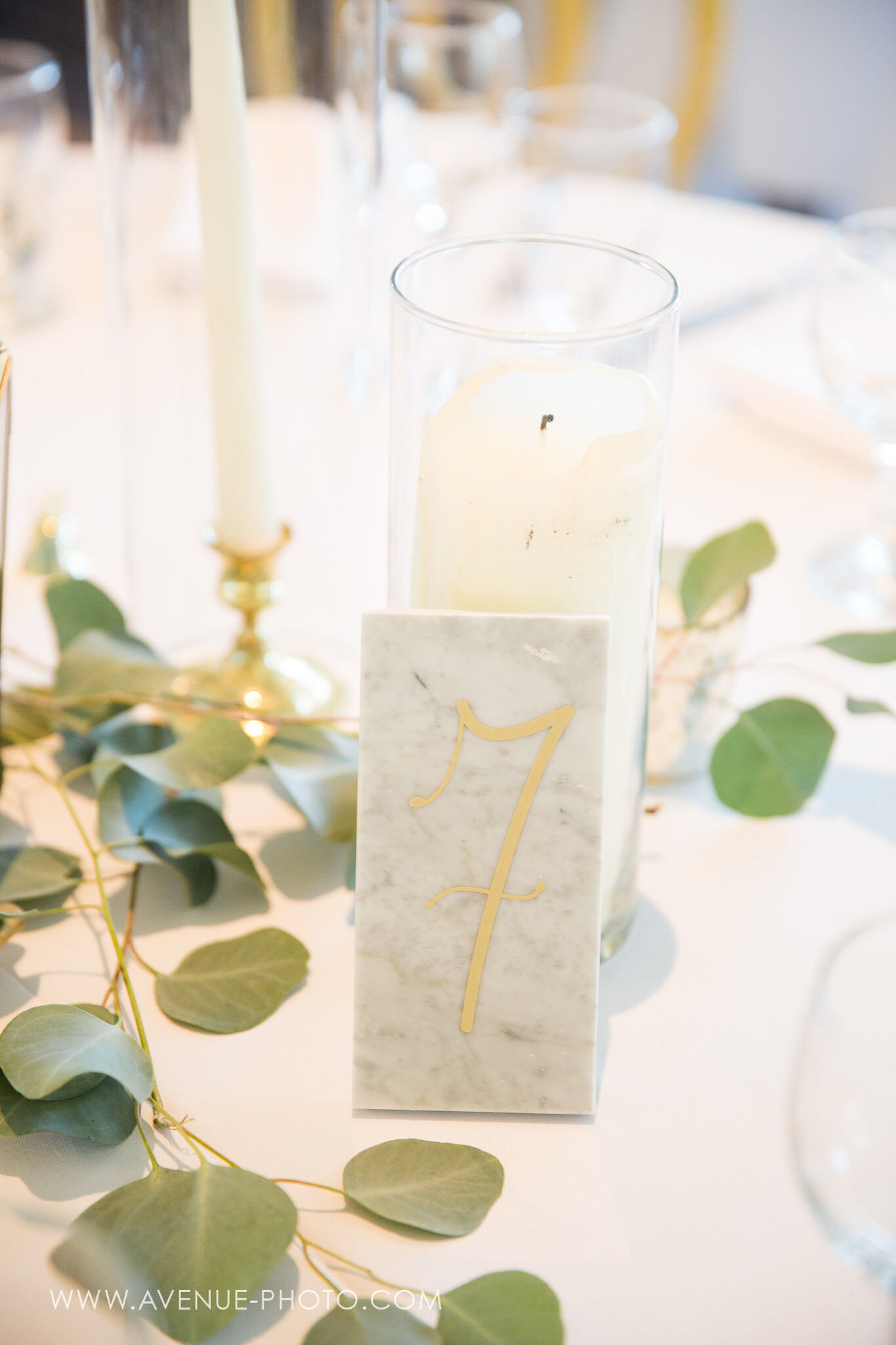 #25  Marble Table Numbers